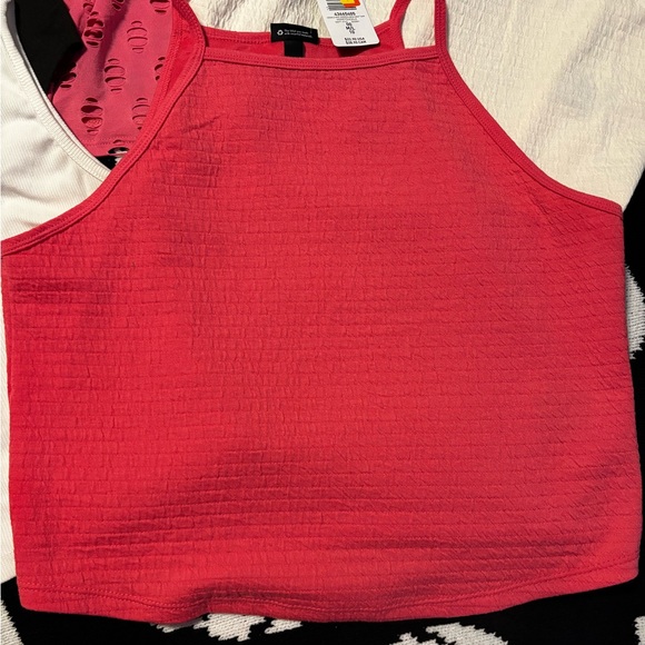 Torrid Red and White Crop Tops Collection - Picture 2 of 9